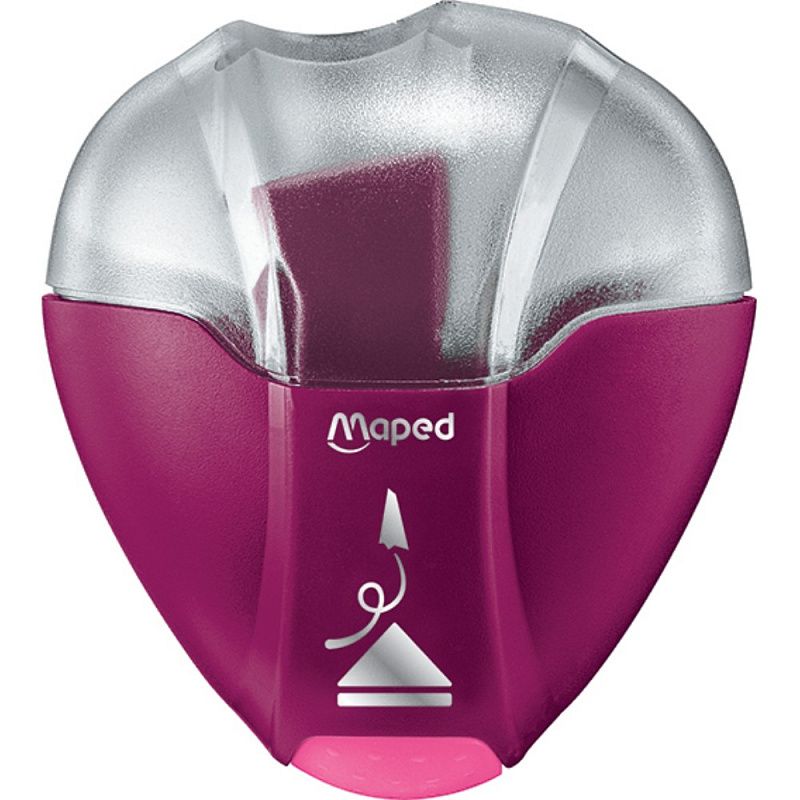 Точилка Maped "IGloo Eject", 1 отверстие, с контейнером, ассорти