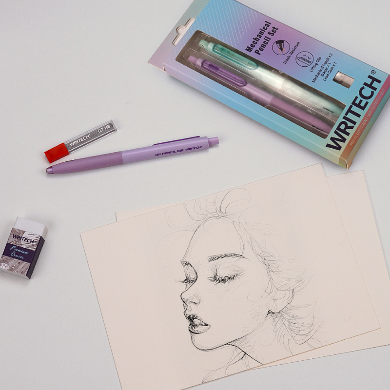 Карандаш автоматический "Space Up", 0.5 мм, зеленый