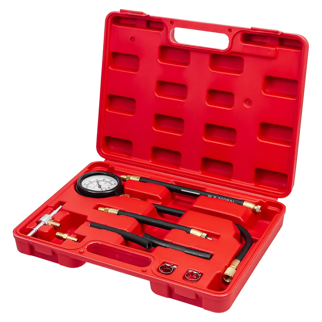 Манометр для измерения давления топлива в комплекте с переходниками 9 пр. Partner PA-946G08