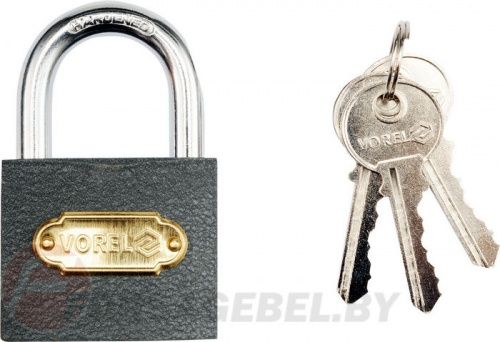 Замок навесной чугунный 63 мм Vorel 77064