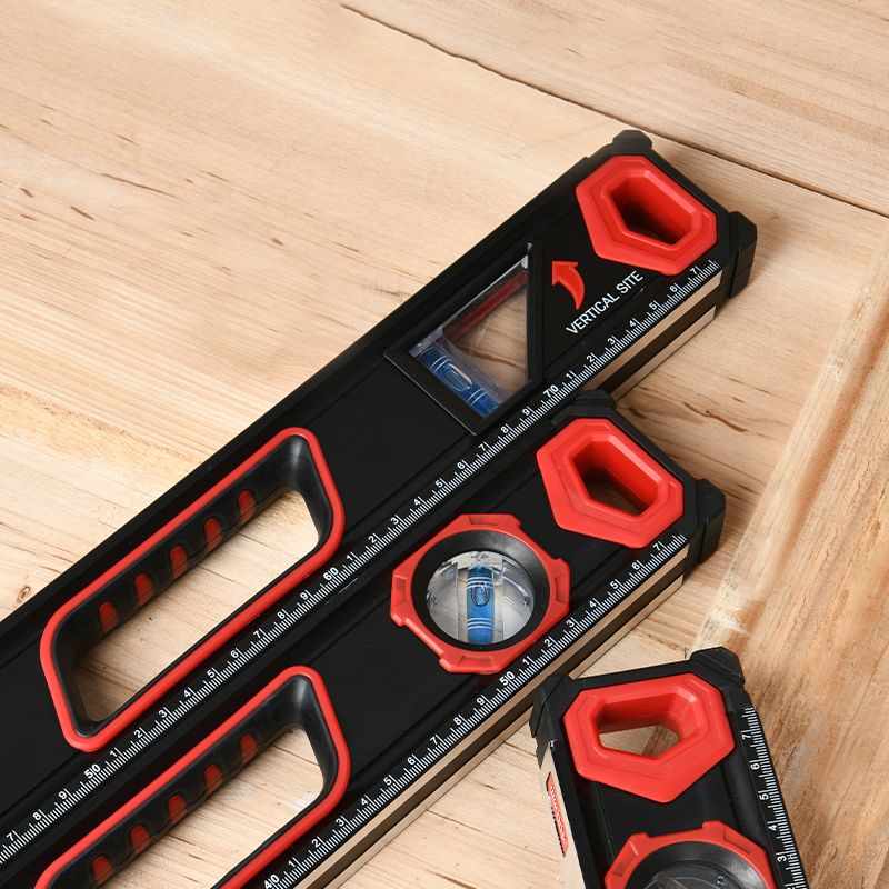 Уровень Deli 800 мм, с двойным обзором, пузырьковый