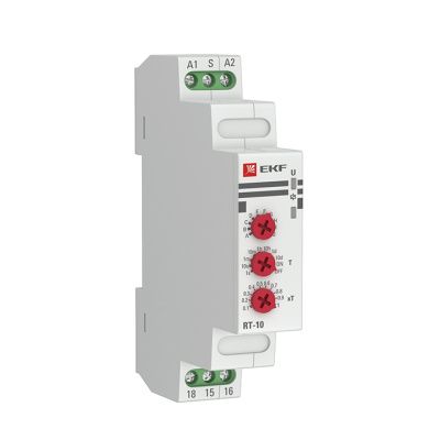 Реле времени (10 устанавл, функц,) RT-10 12-240В EKF PROxima rt-10-12-240
