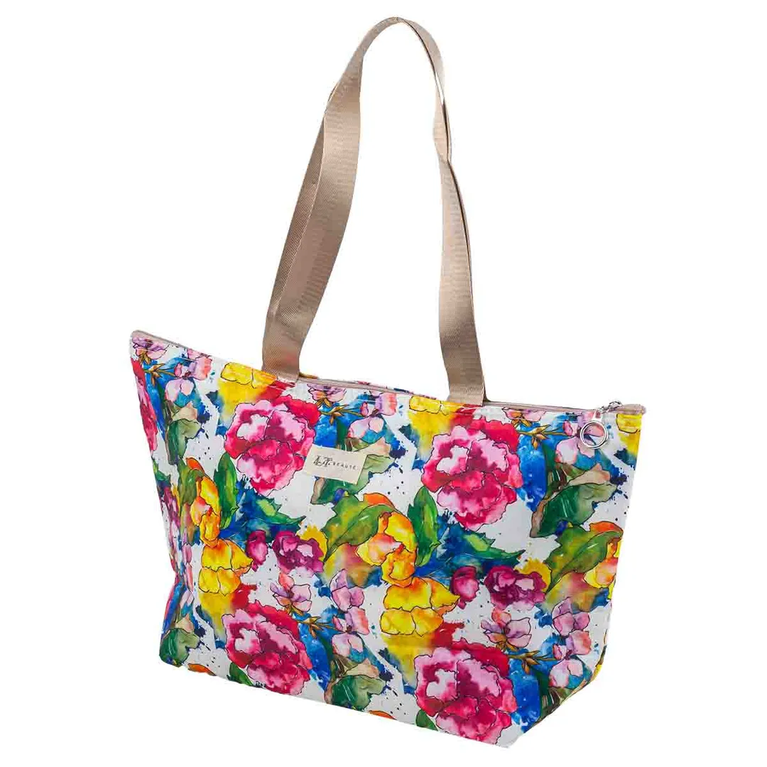 Набор Алоэ и Зеленый чай, термосумка LT-BS2, полотенце в ассотрименте, крем бальзам для рук, крем бальзам для ног, мыло мята и чайное дерево La and Te beaute LT-23Bag