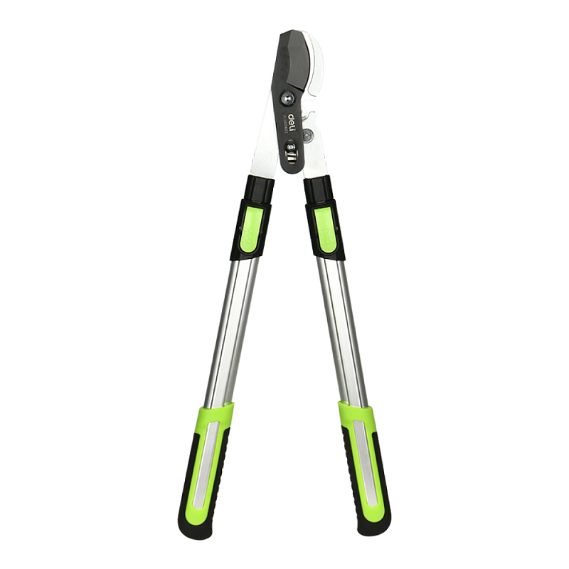 Секатор садовый "Deli", 630-870 мм, телескопический, черный, зеленый