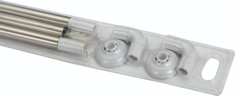 Карниз ванны П-образный, сталь, хром Savol S-09090S