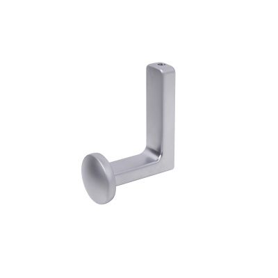 Крючок меб. однорожковый мет. KING, матовый хром. AKS 90275