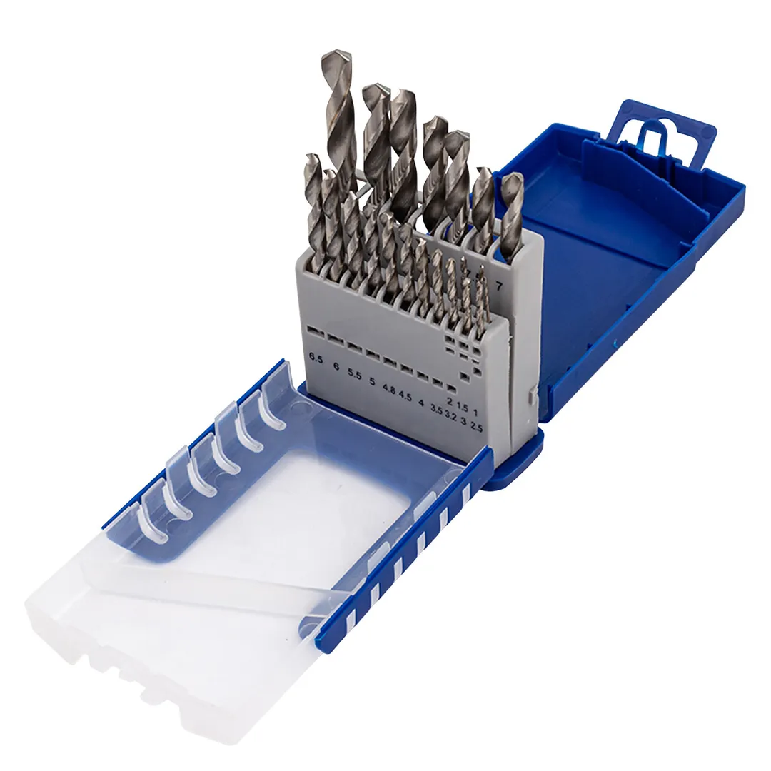 Набор сверл по металлу 1-10 мм HSS 21 пр YATAFORCE YF-924U21S