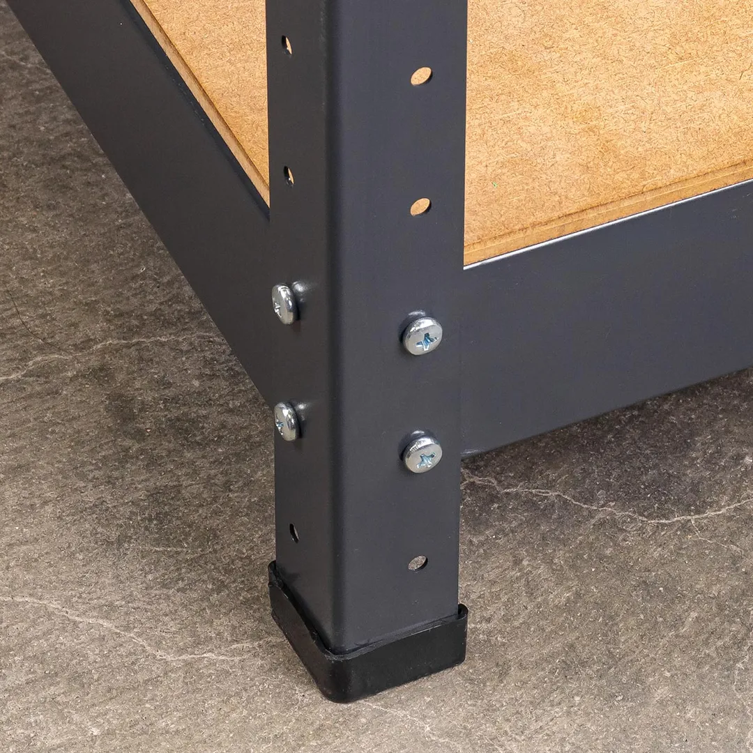 Верстак металлический 800х400х1400 мм с одной выдвижной полкой Forsage F-WT00303