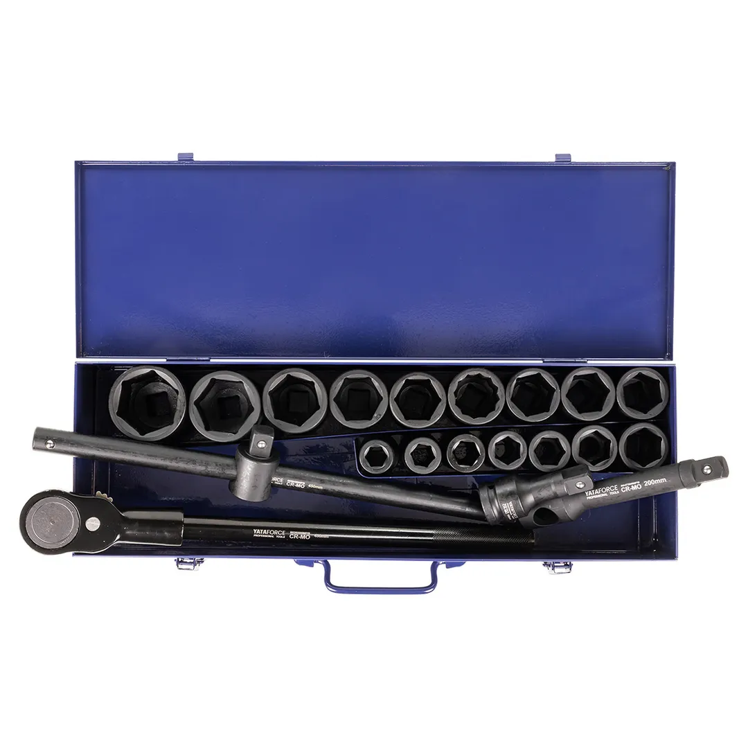 Набор инструментов ударных 21 пр. 3/4'' 6-гр. YATAFORCE YF-6212-5MPB