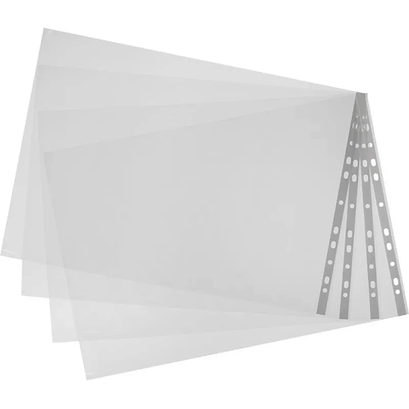 Файл (папка-карман) "Attache", А3, 50 шт., 30 мкм, прозрачный