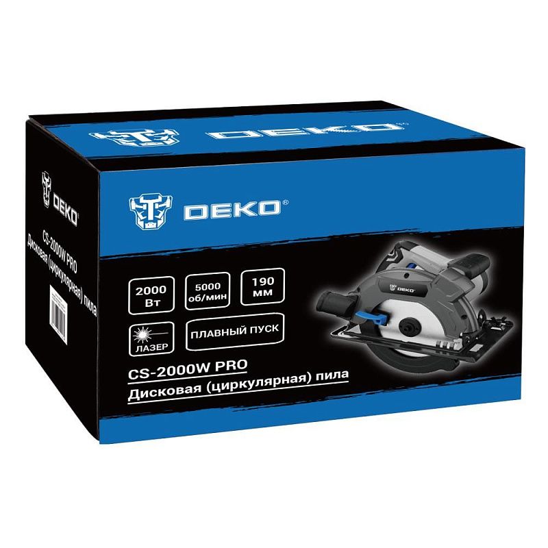 Пила циркулярная CS-2000W PRO DEKO 084-1152