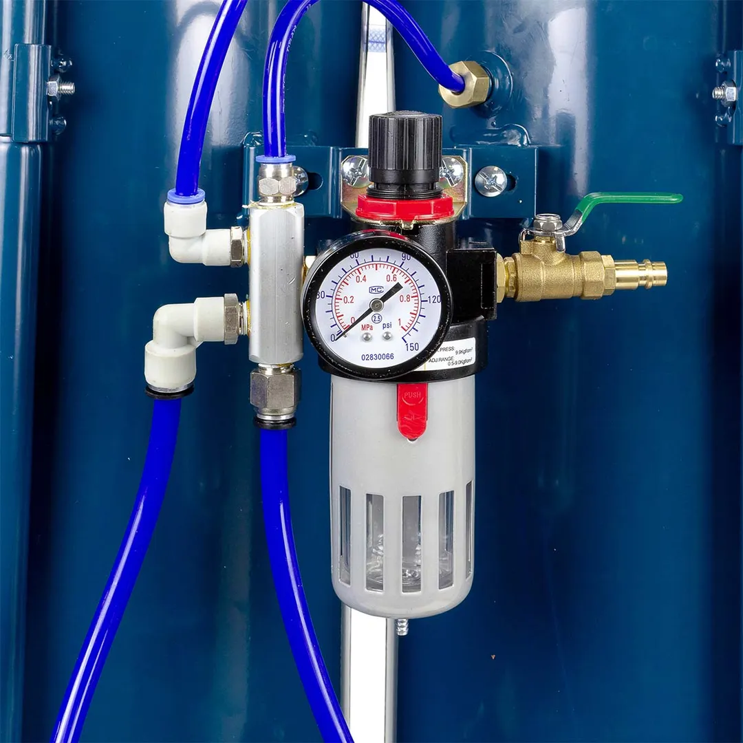 Передвижной пескоструйный аппарат 2 бака по 26 л Forsage F-RA20