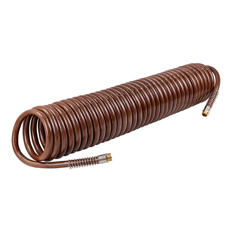 Шланг витой полиуретановый 12х18 мм, 15 м с резьбовыми наконечниками 1/2'' FORSTIME FT-1812-15M