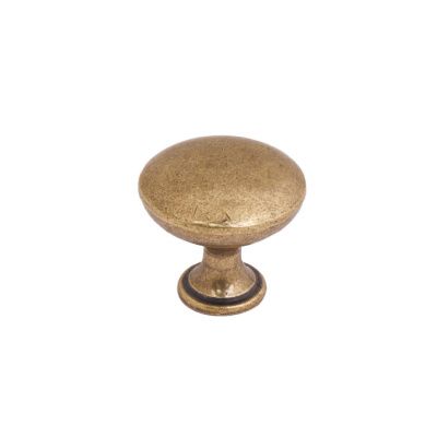 Ручка меб. кнопка мет. TERNI античная латунь AKS 81726