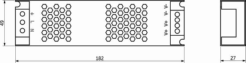 Блок питания Indoor 100W/24V, серия 8, управление с помощью телефона, с диммированием, AKS 115427