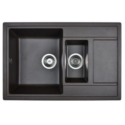 Мойка кухонная из мраморной крошки, coffee, Wisent WQ780-27