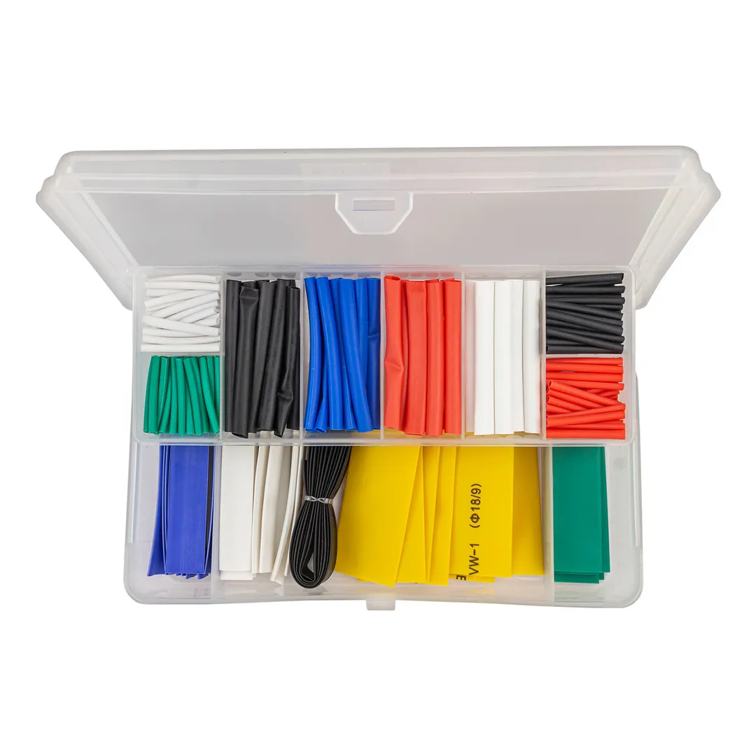 Набор цветных термоусадочных трубок 2-18 мм 171 пр RockForce RF-06867