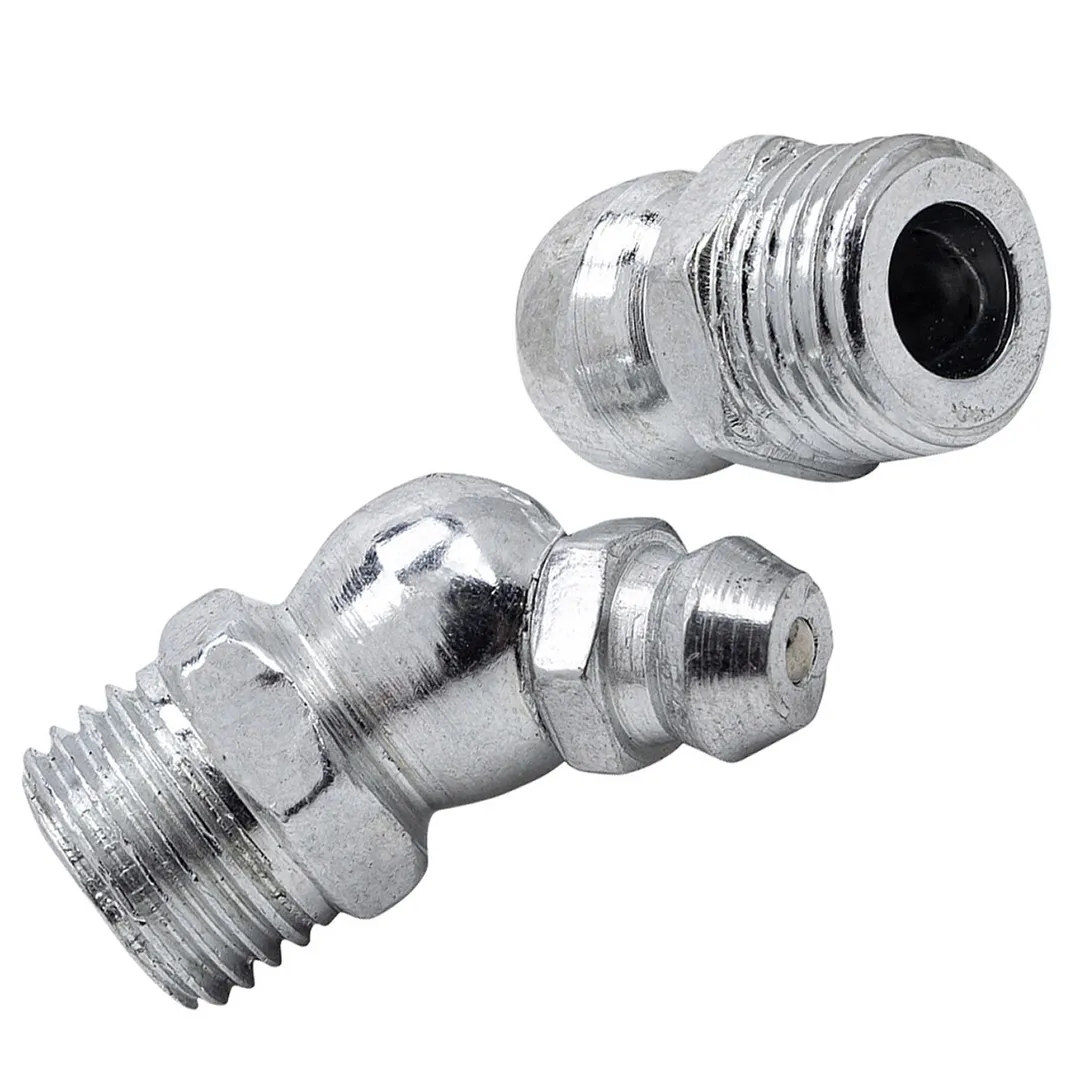 Пресс-масленка 8 мм угловая, 45 град., 10 шт Forsage F-GN-01-45-8MM