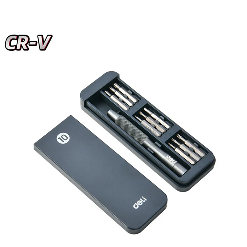 Набор прецизионных отверток Deli YS EDL241010J, 10 шт., кейс