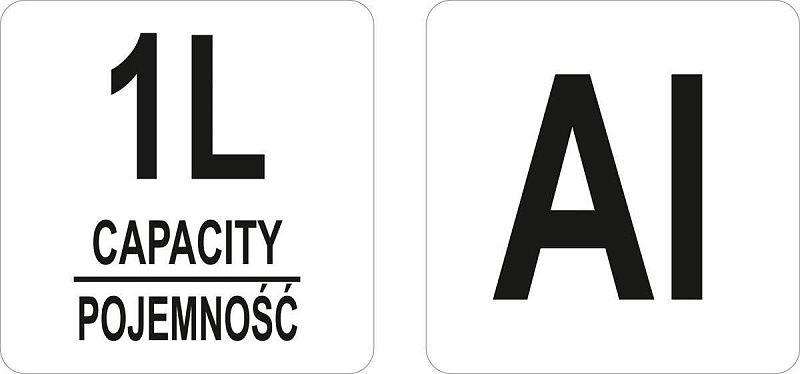 Пистолет для затирки швов алюминиевый 380 мм 1 л. Yato YT-67583