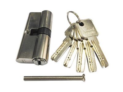 Евроцилиндр CBR-1 70, 30x40, никель, перфорированный ключ DORMA 7039000000041