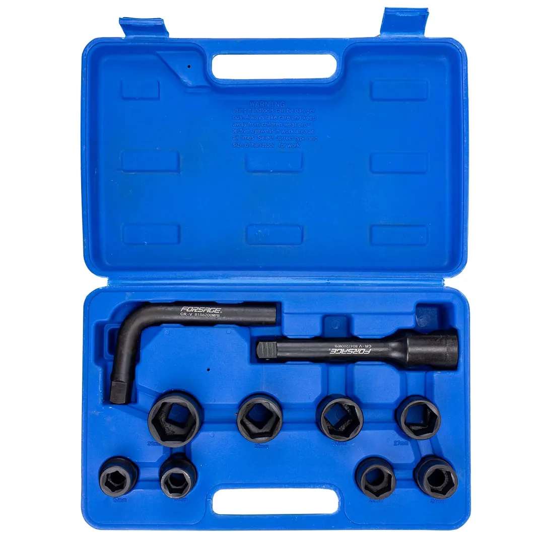 Набор ударных головок 17-36 мм 3/4'' 6-гр 10 пр Forsage F-6104-5MPB