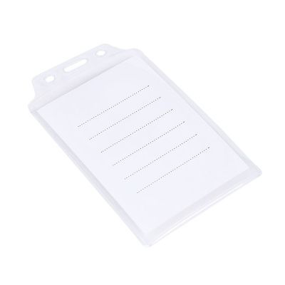 Бейдж-карман, 92x59 мм, прозрачный