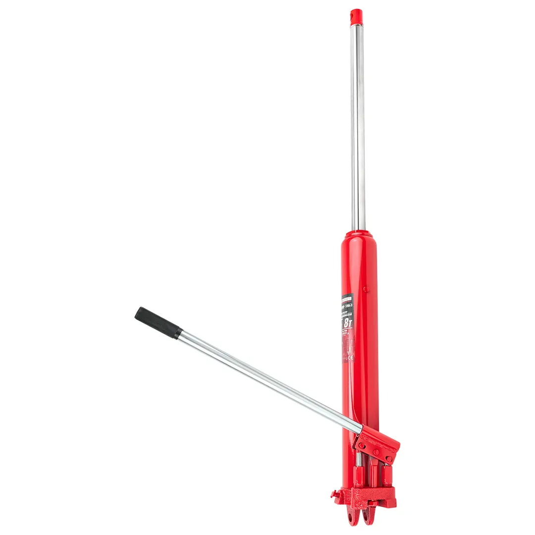 Цилиндр гидравлический удлиненный 8 т, ход штока - 490 мм ForceKraft FK-1208-2