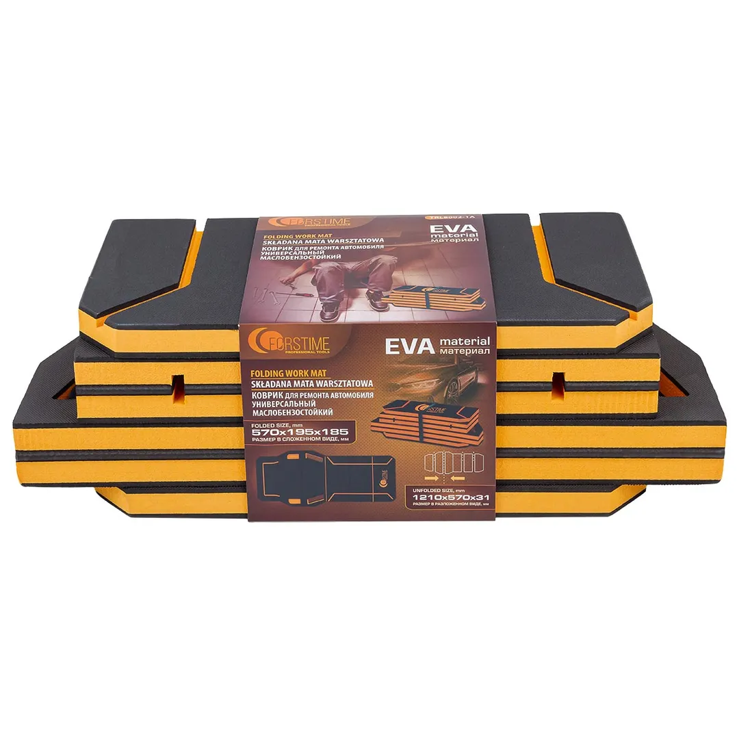 Коврик для ремонта автомобиля универсальный маслобензостойкий, EVA, 1210x570x31 мм FORSTIME FT-TRL8002-1A
