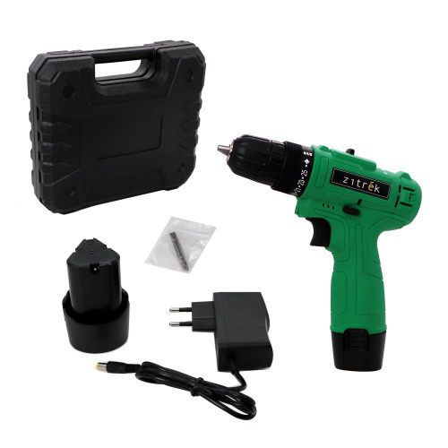 Дрель-шуруповерт аккумуляторная Green 12-Li-ion Plus ZITREK 063-4042