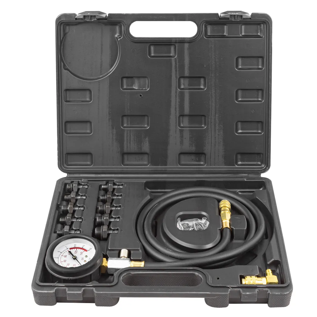 Тестер давления масла в комплекте с резьбовыми переходниками 12 пр0-10Bar Forsage F-912G1