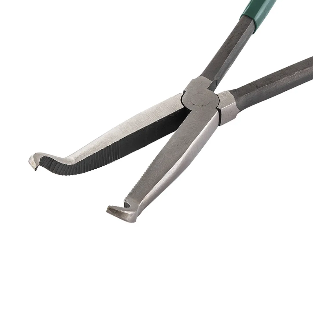 Щипцы с закругленными губками, отогнутые на 75°, 275 мм, захват 13 мм, CR-V RockForce RF-5047P4