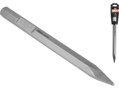 Пиковое зубило шестигр. 28 мм 400 мм, НЕХ, шестигранник GEPARD GP0713-400