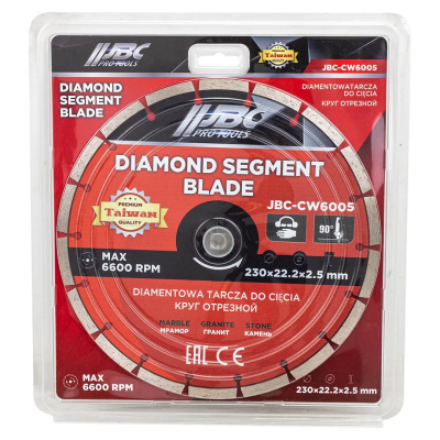 Круг отрезной 230х22,2х2,5 мм JBC JBC-CW6005