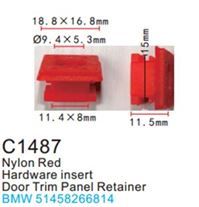 Клипса для крепления внутренней обшивки а/м БМВ пластиковая, 100 шт Forsage C1487(BMW)