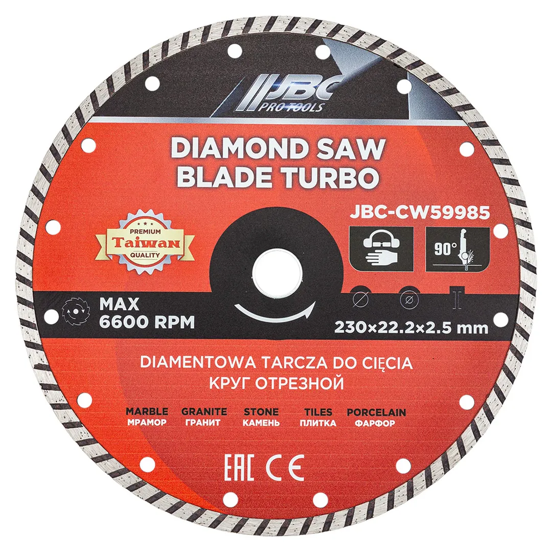 Круг отрезной 230х22,2х2,5 мм JBC JBC-CW59985