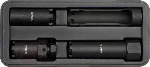 Набор головок к форсункам грузовых авто 4 пр. Yato YT-1762