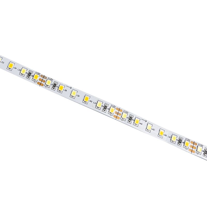 Лента светодиодная двухцветная, CCT, 14,4W/m, 24V, 8мм, 2835, 180 д/м, IP20, тепл-холод белый, 5м, AKS 117279