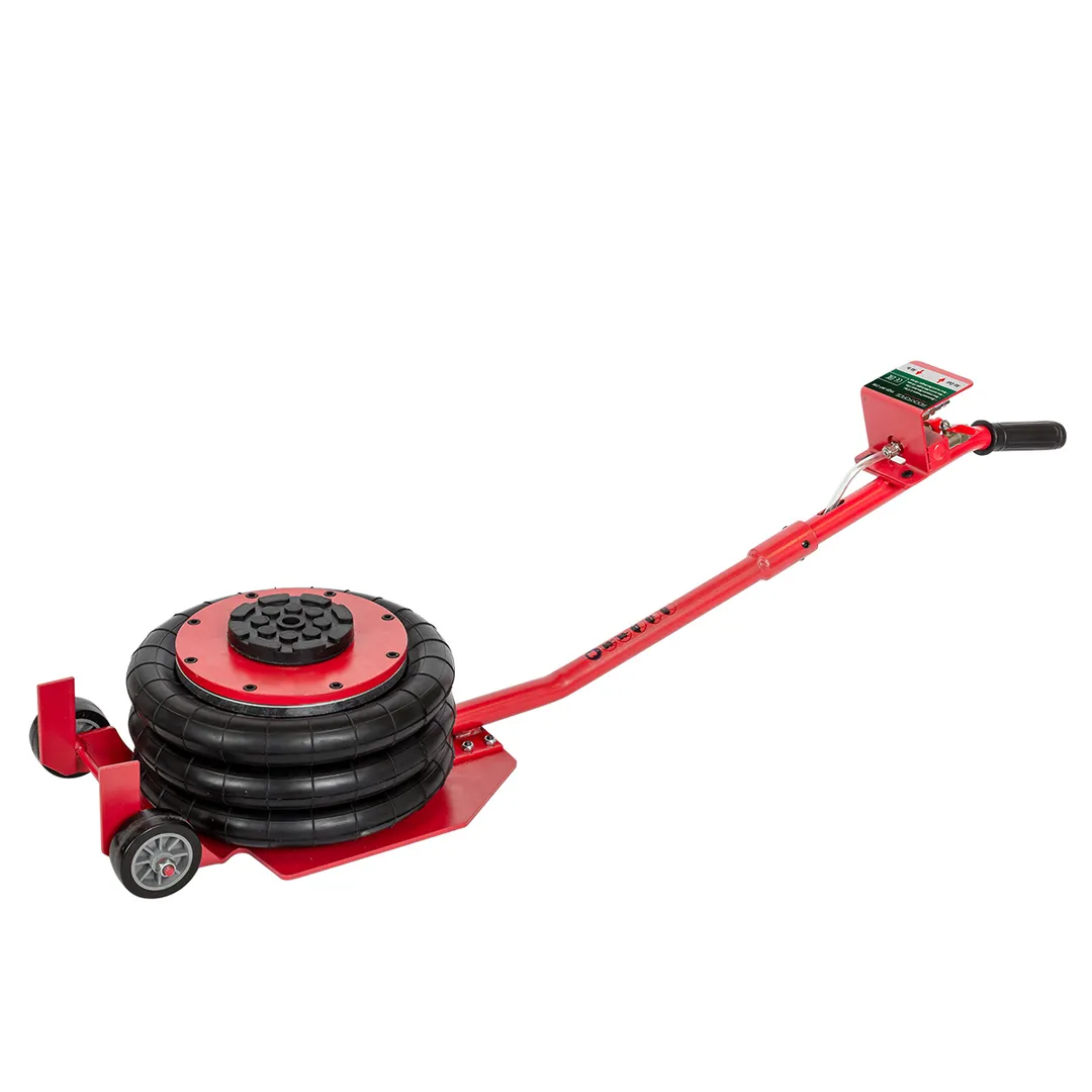 Домкрат подкатной пневматический 3 т, 135-400 мм, RockForce RF-YHQD-3WT-270B