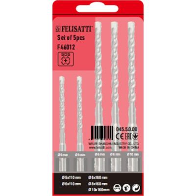 Набор буров SDS-PLUS 5 шт Felisatti 045.5.0.00