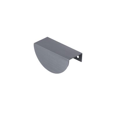 Ручка меб. накладная алюм. ISLAND 64 шлифованный графит AKS 104238