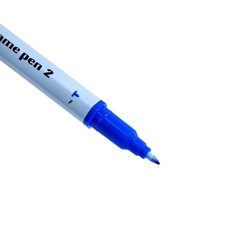Маркер перманентный "Twin Name Pen", двусторонний, синий