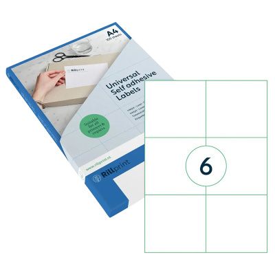 Самоклеящиеся этикетки универсальные Rillprint new, 105х99, белый