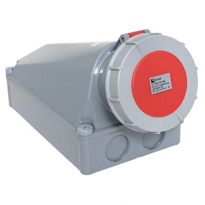 Розетка стационарная наружная 1452 3Р+РЕ+N 125А 380В IP67 EKF PROxima ps-1452-125-380