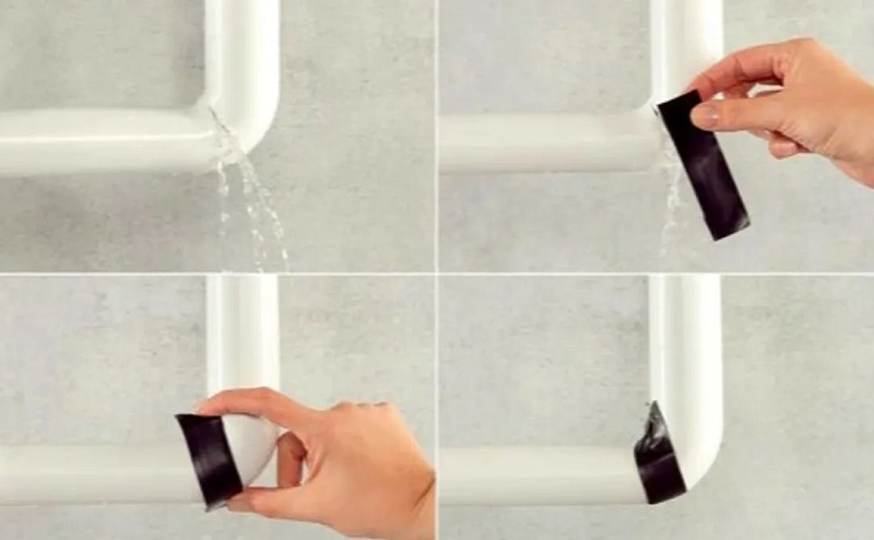 Лента водонепроницаемая ремонтная ПВХ 10смх1.52м, прозрачная WMC TOOLS WMC-152C