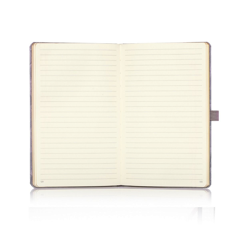 Блокнот "Copper honeycomb", А5, 96 листов, черный, срез бронзовый