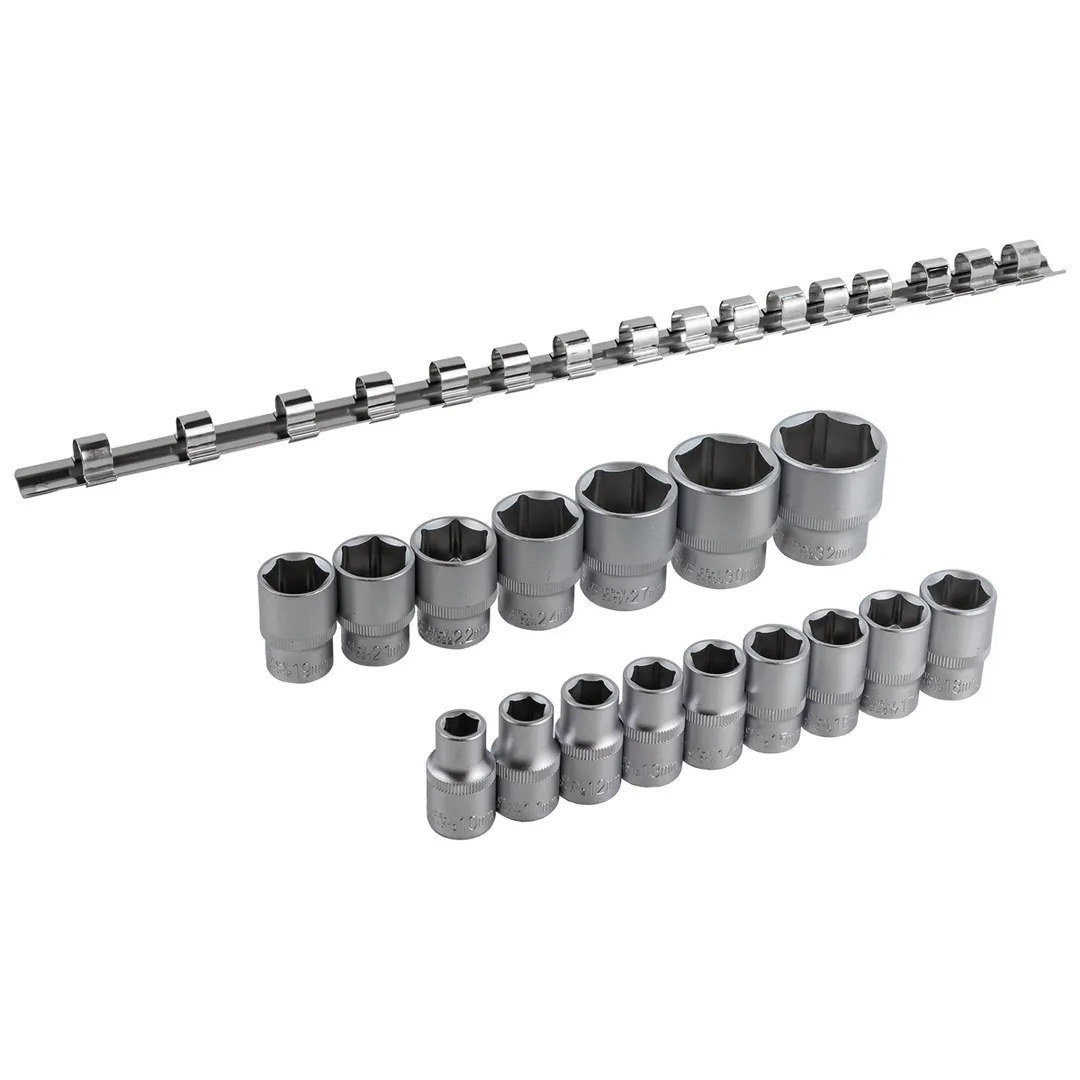 Набор головок 16 пр. 1/2" 6-гр., 10-19, 21, 22, 24, 27, 30, 32 мм, Forsage F-4161-5