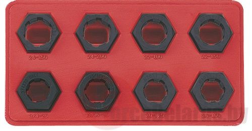 Набор плашек для прогона резьбы 8 пр. Force 67001