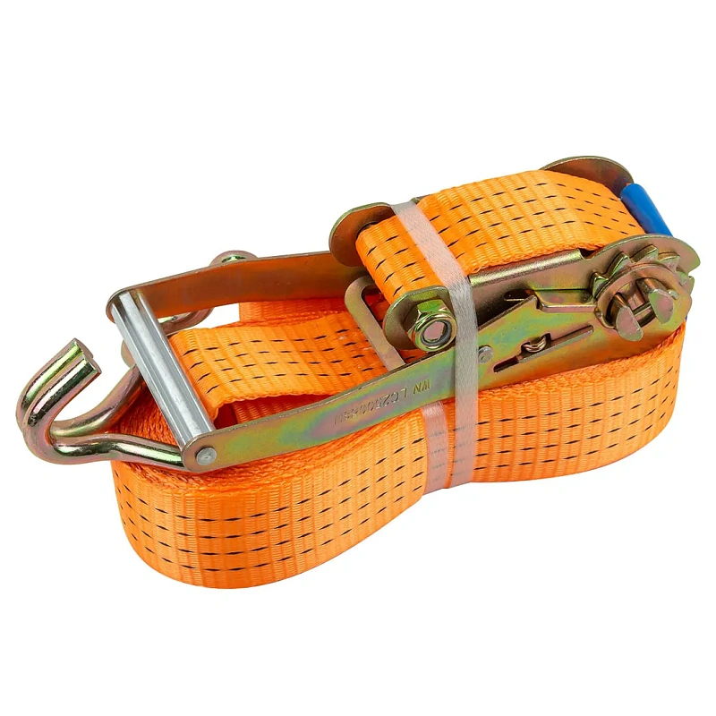 Ремень для крепления грузов 5 т с храповым механизмом 10 м RockForce RF-R5000-10