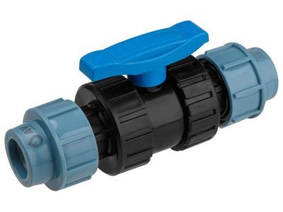 Кран шар. ПЭ 40, AV Engineering AVE1334040
